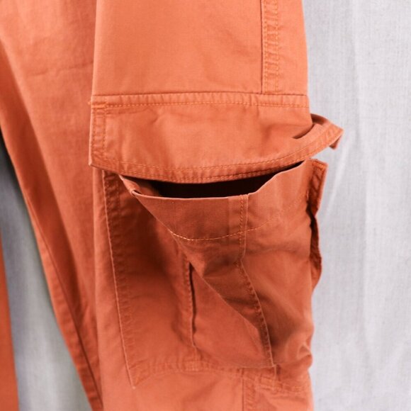 Levi’s Women’s '94 Baggy Cargo Jeans 32 x 28.5 Orange Utility Streetwear - Picture 7 of 13